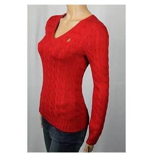 Ralph Lauren Sport Cable-Knit Cotton Sweater